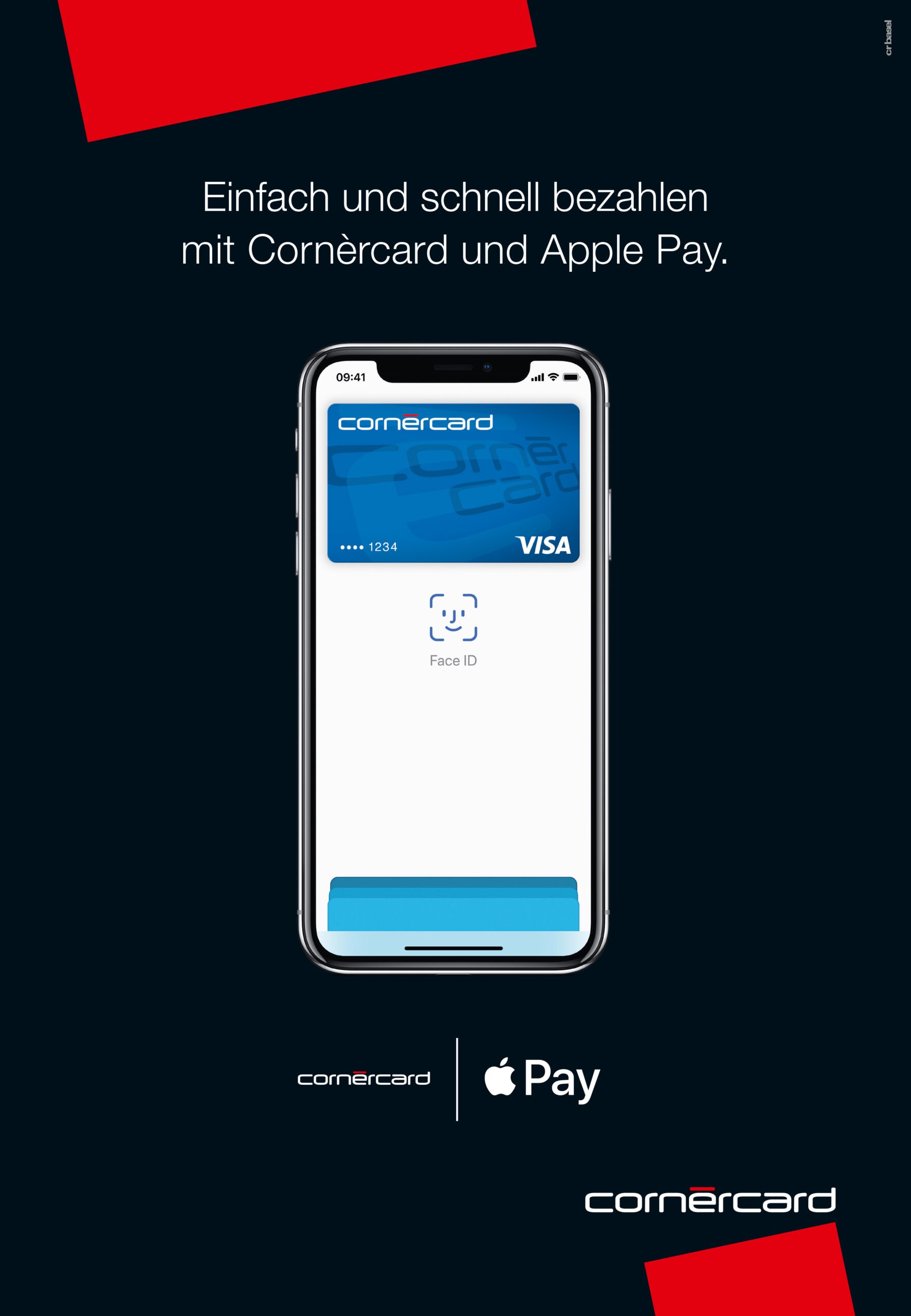 cr Werbeagentur AG Basel cornercard apple pay